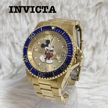 인빅타 INVICTA 미키마우스 자동 시계 뒷면 투명