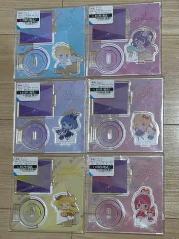 최애의 아이 x 산리오 콜라보 아크릴 스탠드 6체 세트