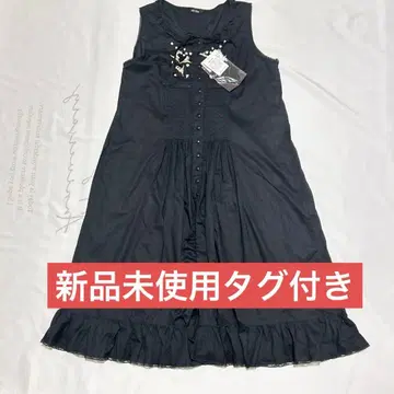 핑크하우스 슬리브리스 원피스