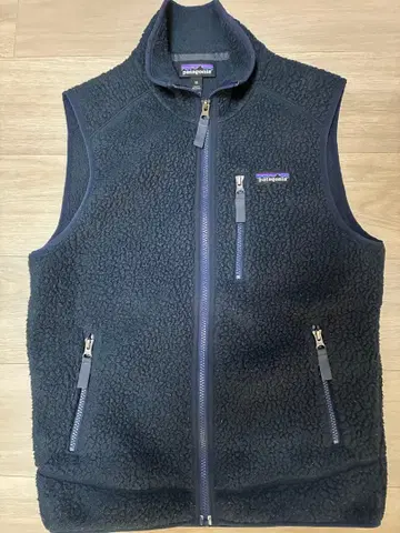 Patagonia 플리스 베스트 네이비 XS