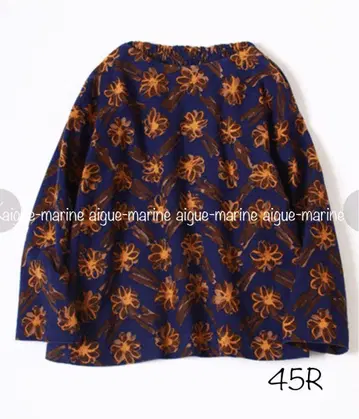 45R 라이트 몰 플라워 프린트 BLOUSE