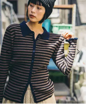 [MODE NORM CORE] 12G 프릴 커프스 립 가디건