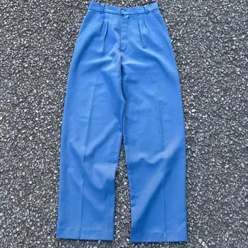 70s~ unknown 네이비 투 턱 슬랙스