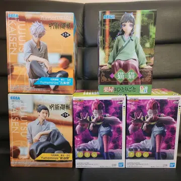 주술회전 HUNTER x HUNTER 고양이 피규어 세트