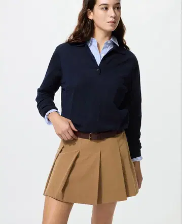 유니클로 플리츠 스코트 XL