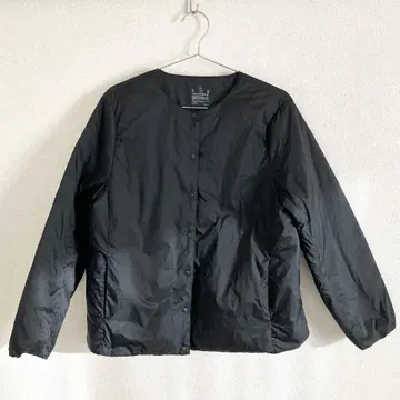 무인양품 경량 다운 포켓터블 노카라 자켓 XL