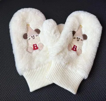 도쿄 디즈니 리조트 크리스마스 리루린린 장갑 미튼 2024