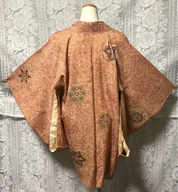 [ 앤티크 ] 쇼와 레트로한 겉옷 순수 실크