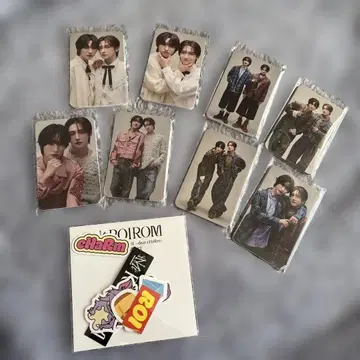 ROIROM 트레이딩 카드 스티커 세트