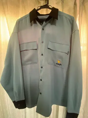 Mark Gonzales 스카이블루 긴팔 셔츠 M