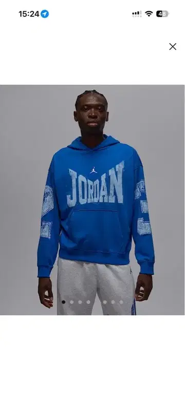 Jordan 후드 부착 후드티