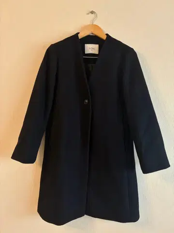 SLOBE IENA 노카라 코트 네이비