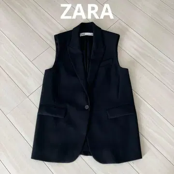 ZARA 자라 블랙 블랙 베스트 베스트 M