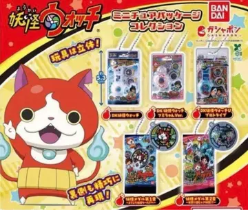 요괴워치 미니어처 패키지 컬렉션 가챠 컴프 전 5종