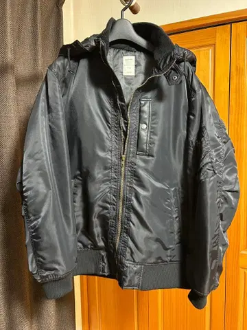 미사용 새상품 MA-1 플라이트 자켓 블랙 밀리터리 자켓