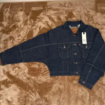 Levi's 크롭 데님 자켓