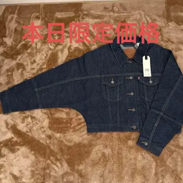 Levi's 크롭 데님 자켓