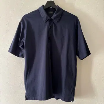 green label relaxing 오가닉 피케 셔츠 (M/네이비)