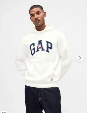 GAP 릴랙스핏 후드티 화이트