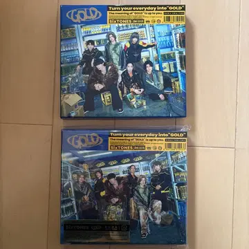 SixTONES GOLD 초회반 A.B 세트
