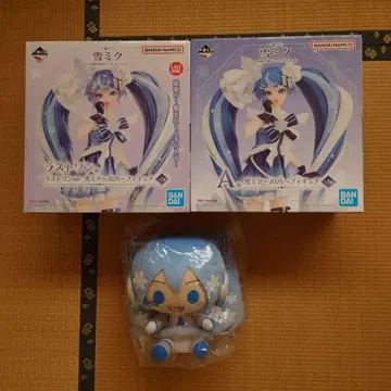 BANDAI 유키 미쿠 A,B, 라스트 원ver. 피규어