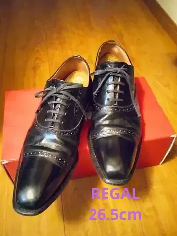 REGAL 블랙 드레스 슈즈