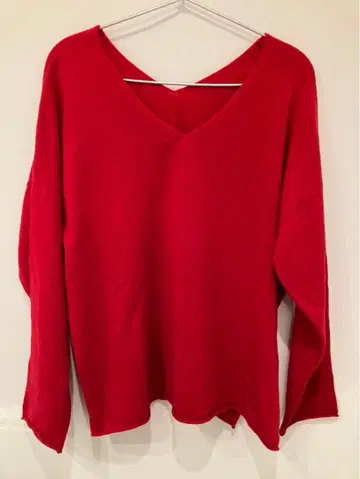 [ 중고품 ] 캐시미어 V넥 긴팔 니트