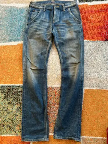 리 블루 데님 팬츠 S 사이즈 스트레이트