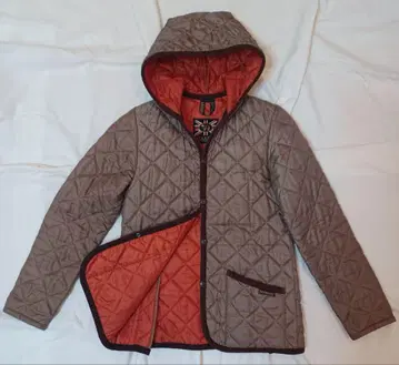 [ 라벤햄LAVENHAM ] 퀼팅 자켓 카키 36