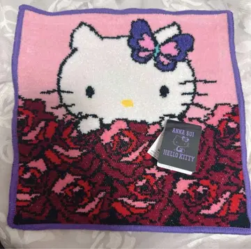 ANNA SUI 헬로키티 50주년 셔닐 직조 손수건