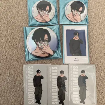 SAKAMOTODAYS 세바 마후유 베이스 야드 도쿄 스티커 캔뱃지