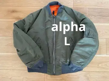 alpha MA-1 플라이트 자켓 올리브 그린