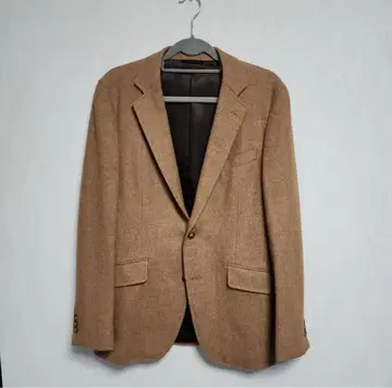 다케오 키쿠치 트위드 울 자켓 카멜 사이즈 4