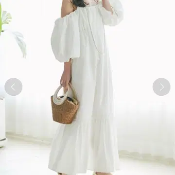 택 포함 새상품 라 부티크 봉봉 3WAY 볼륨 슬리브 원피스