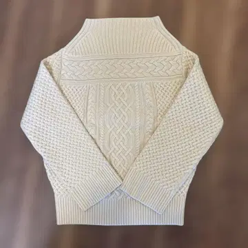 프레임워크 케이블 니트 화이트