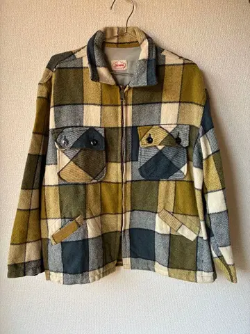 vintage BIG MIKE 체크 무늬 자켓