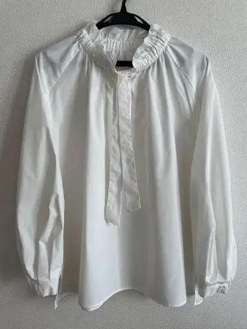 green label relaxing 브로드 프릴 칼라 블라우스