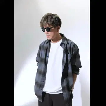 GU 플란넬 셔츠 기무라 타쿠야 착용 M 새상품급