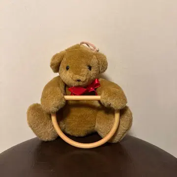 타월 행거 봉제 인형 곰 레트로