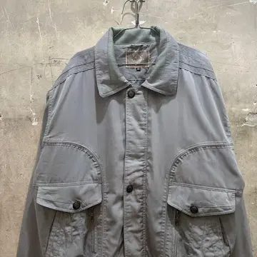 US 구제 의류 THE BEST FASHION 집업 자켓 라이트 그레이