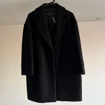 Broderie & Co 블랙 체스터 코트 사이즈 38