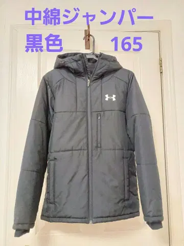 UNDER ARMOUR 충전솜 점퍼 165 사이즈 블랙 컬러