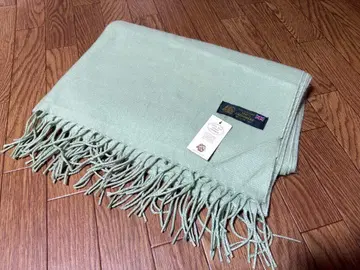 100% 캐시미어 민트 그린 스톨