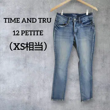 TIME AND TRU [ XS 상당 ] 스키니 데님 청바지 여성용