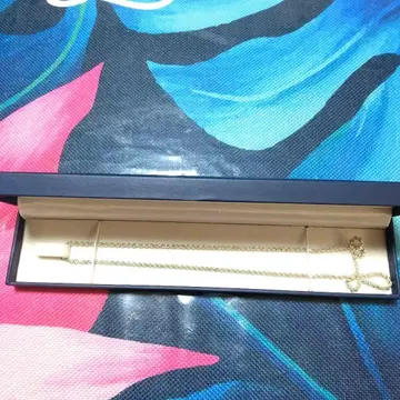 TSUTSUMI 실버 뜨개질 체인 목걸이