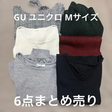 긴팔 원피스 GU 유니클로 6점 묶음 판매