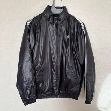 adidas 골프 블랙 패딩 자켓 점퍼 더블 지퍼