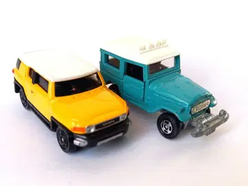 토미카 TOYOTA FJ 크루저 / LAND 크루저 2대 세트