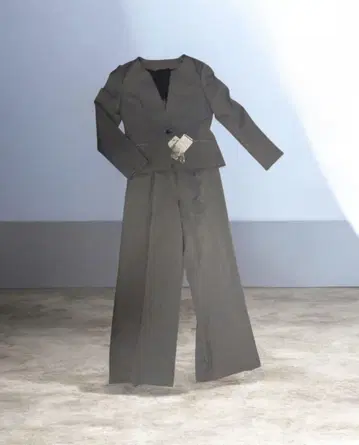 집에서 세탁 가능한 수트 그레이 S