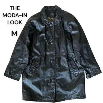 THE MODA-IN LOOK 가죽 자켓 블루종 블랙 M 소가죽